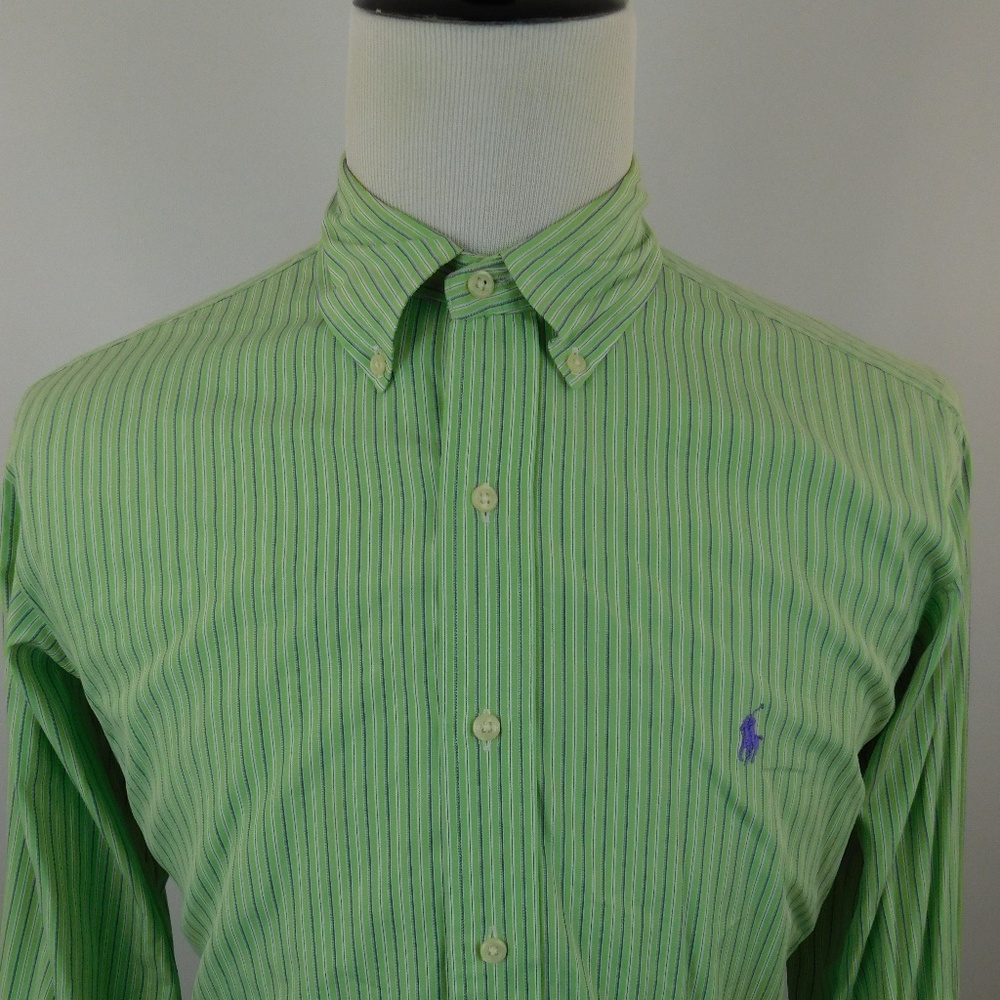 RALPH LAUREN Men's Classic Fit Striped Button Down